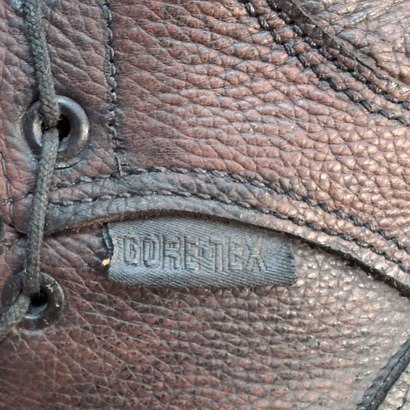 Red Wing Shoes Gore-Tex Steel Toe Work Boots Brown Leather - Picture 9 of 15